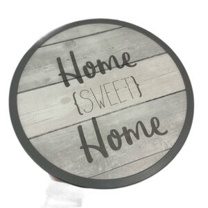 Home Sweet Home Rustic Farmhouse Spinnable Decor Decal Piece Wood Sign